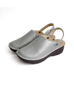 Pointer 本革2WAYサボサンダル シルバー