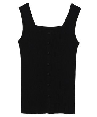 earth music&ecology リサイクルポリエステルブレンド２ＷＡＹタンクトップ Black