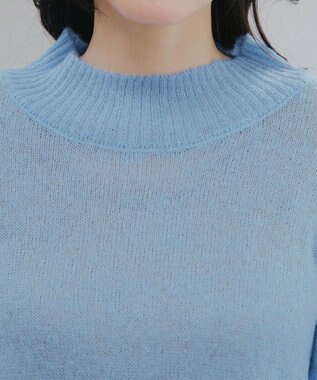 Tiaclasse 【洗える】シアープルオーバーニット サックス