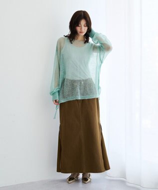 YECCA VECCA ラメタンクトップ Light Gray
