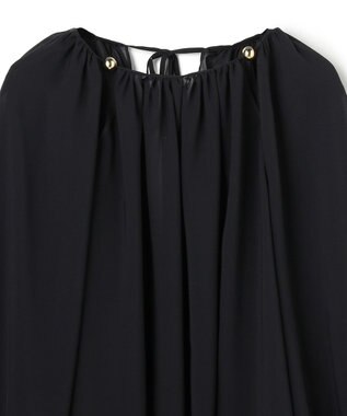 BEIGE， IVES / ゴールドビーズブラウス Black