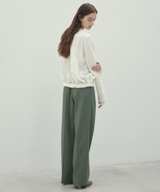 BEIGE， 【洗える・CLUEL 4月号掲載】COMFREY / オーガニックコットンクルーネックニット Meringue