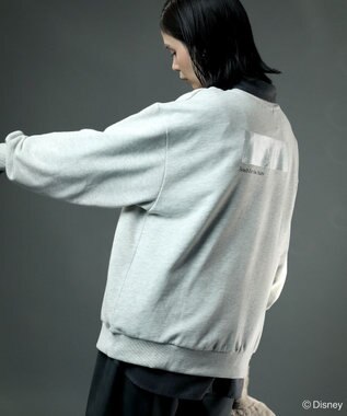 Green Parks ＦＡＮＴＡＳＩＡ／モノクロフォトプリントスウェット Oatmeal