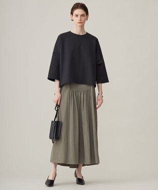 ICB L 【洗える】 エアーダンボール プルオーバー ブラック系