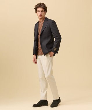 J.PRESS MEN より軽くより快適に【JAPAN CRAFT CLOTH】 サマーメッシュ ブレザー_26年モデル / 銀釦 / 3B / 背抜き ネイビー系