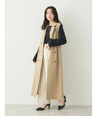 earth music&ecology ２ＷＡＹジレンチ Beige