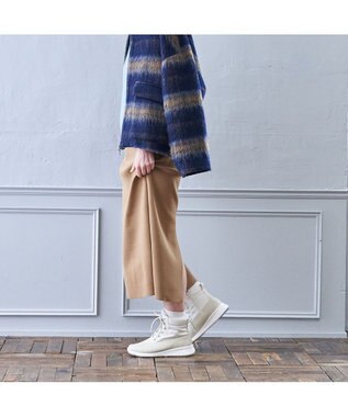 ing <ing>【レイン・スノー対応】レースアップスニーカーブーツ アイボリー