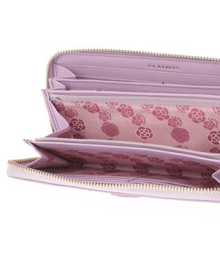 CLATHAS ブルトン ラウンド長財布 ラベンダー