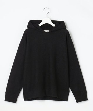 自由区 L ウールブークレ フーディー ブラック