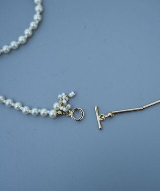 monshiro 【2WAY】ユキヤナギロング ネックレス ホワイト×ゴールド