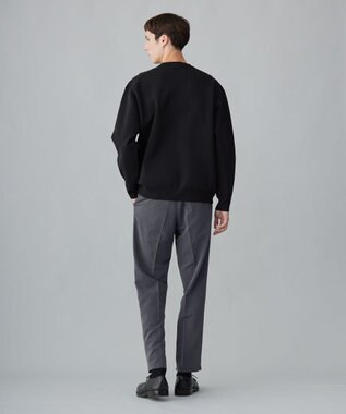 UNFILO MENS スマートニット プルオーバー ブラック