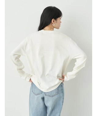 earth music&ecology ｔｏｌｅｒａｎｃｅ　ロゴロンＴＥＥ Off White