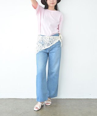 Pointer 日本製 本革ラインストラップサンダル オフホワイト