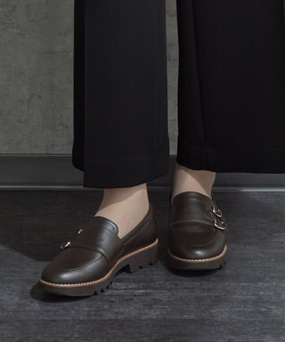 ASICS WALKING ペダラ レディース 3.0cm ヒール ブラウン系