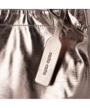 UNBILLION カシュカシュ cachecache / ソフトメタリックショッパートートS ダークシルバー