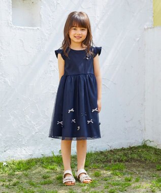 チュールリボンドッキングワンピース Any Fam Kids ファッション通販 公式通販 オンワード クローゼット