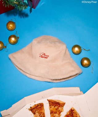 AMERICAN HOLIC 【PIZZA PLANET】バケットハット Light Beige