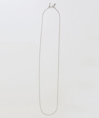 Phoebe 【金属アレルギー対応】リンキーデザインロングチェーンネックレス　シルバー　ニッケルフリー シルバー