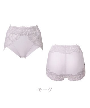 BRADELIS New York 【BRADELIS NewYork peace】おしりPラインラッピングショーツ24 深め お腹スッキリ 美尻メイク 補正下着 DB224201 モーヴ