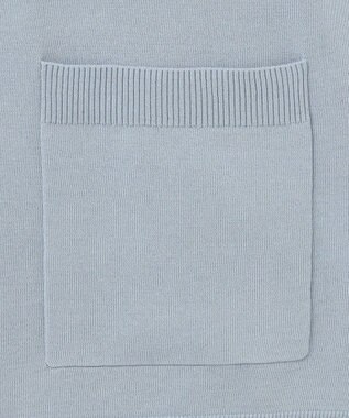 J.PRESS LADIES L 【洗える】 Co/Peライト Vネック カーディガン スカイブルー系