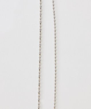 Phoebe 【金属アレルギー対応】リンキーデザインロングチェーンネックレス　シルバー　ニッケルフリー シルバー