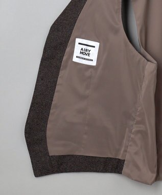 GOTAIRIKU 3ピースセットアップ対応【あたたかい】RENEWOOL ウールベスト ダークブラウン系8