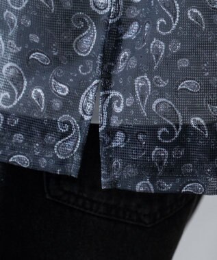 WEGO 【2点SET】メッシュパターンアンサンブルPOシャツ（SS） 柄1