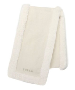 MOONBAT 【WEB限定】FURLA ファートリミングウールマフラー