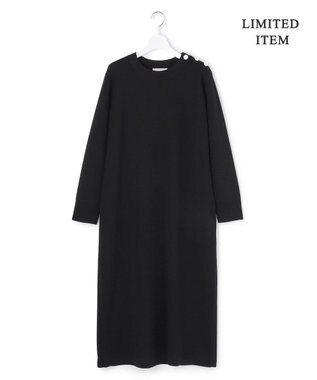 ICB L 【先行予約・WEB限定】 ウールブレンドダブルフェイス ニットワンピース