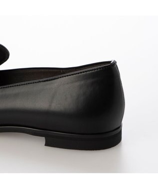 MODE ET JACOMO <carino>【レイン対応】スクエアトゥコインローファー ブラック