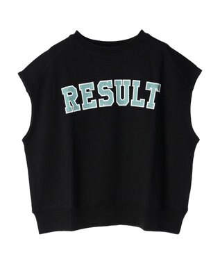 CRAFT STANDARD BOUTIQUE ミニ裏毛　パウダー加工　２ｗａｙクラックＰＴベスト Black