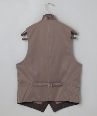 GOTAIRIKU 3ピースセットアップ対応【あたたかい】RENEWOOL ウールベスト ダークブラウン系8