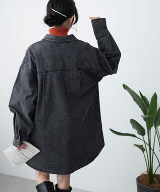 WEGO デニムBIGシャツ ブラックその他