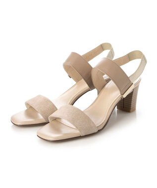 Riz raffinee <Riz raffinee>金具付きスクエアトゥサンダル オーク