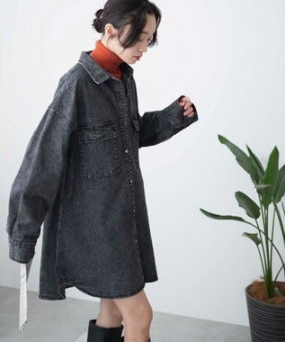 WEGO デニムBIGシャツ ブラックその他
