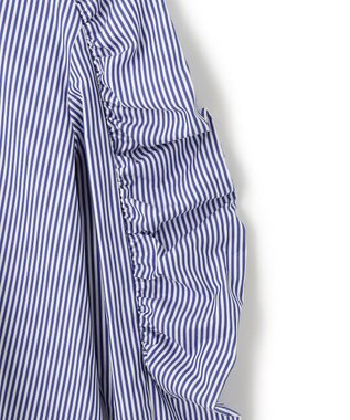 BEIGE， CROCOSMIA / ブラウス Blue Stripe