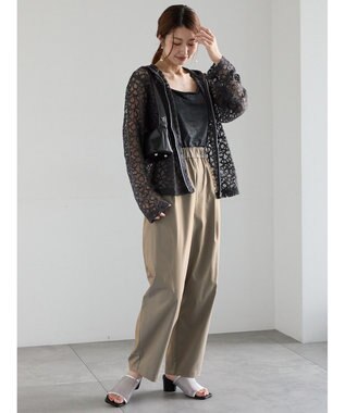 Te chichi シャイニーカップ付きキャミソール ブラック