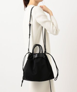 UNBILLION kakatoo ナイロンドローストリング3wayトートバッグ ブラック