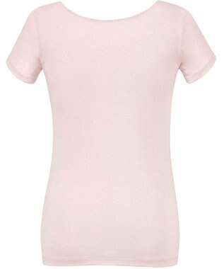 Wing インナー 【綿の贅沢オーガニック】 オーガニックコットン混素材 薄くて軽い ２分袖 EL1256 ウイング／ワコール ピンク