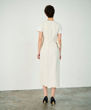 GRACE CONTINENTAL ベルト付ジャンパースカート キナリ