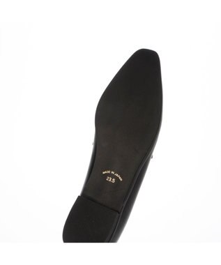 MODE ET JACOMO <carino>【レイン対応】スクエアトゥコインローファー ブラック