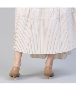 MODE ET JACOMO <MODE ET JACOMO>ポインテッドトゥプレーンパンプス ダークベージュ