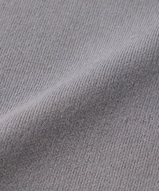 UNFILO MENS 【男女兼用/新色追加】スウェットライク ジップ タートルネックニット [24年秋冬商品] グレー