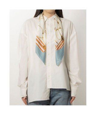 UNBILLION カシュネ cache nez / チェーン柄スカーフ グリーン