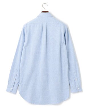 J.PRESS MEN リッチジャージー コットンネルシャツ サックスブルー系8