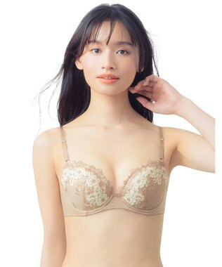 Wing 【ナチュラルアップブラ】 AA~Gカップ展開 ふっくら自然なまるみでバストアップ KB2060 ウイング／ワコール ベージュ