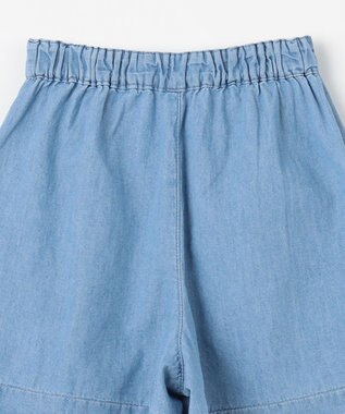 ANY KIDS 裾スカラップ ショートパンツ ブルーデニム