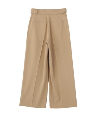 Green Parks タックワイドパンツ Mocha
