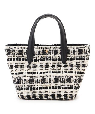 TOCCA SUGAR CUBE 2WAY BAG ショルダーバッグ ホワイトツイード