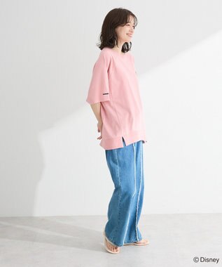 Green Parks Ｍｉｃｋｅｙ　ｆｒｉｅｎｄ　／　ワンポイントＢＩＧＴＥＥ Pink